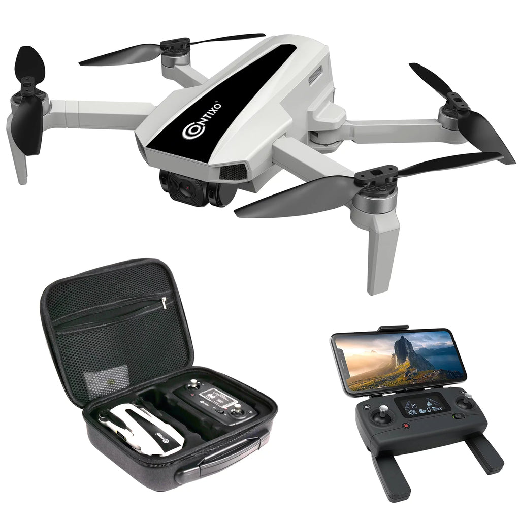 Drone Contixo F31 Pro Foldable GPS with 2.5K Wifi Camera, FPV Quadcopter for Adults and Beginners