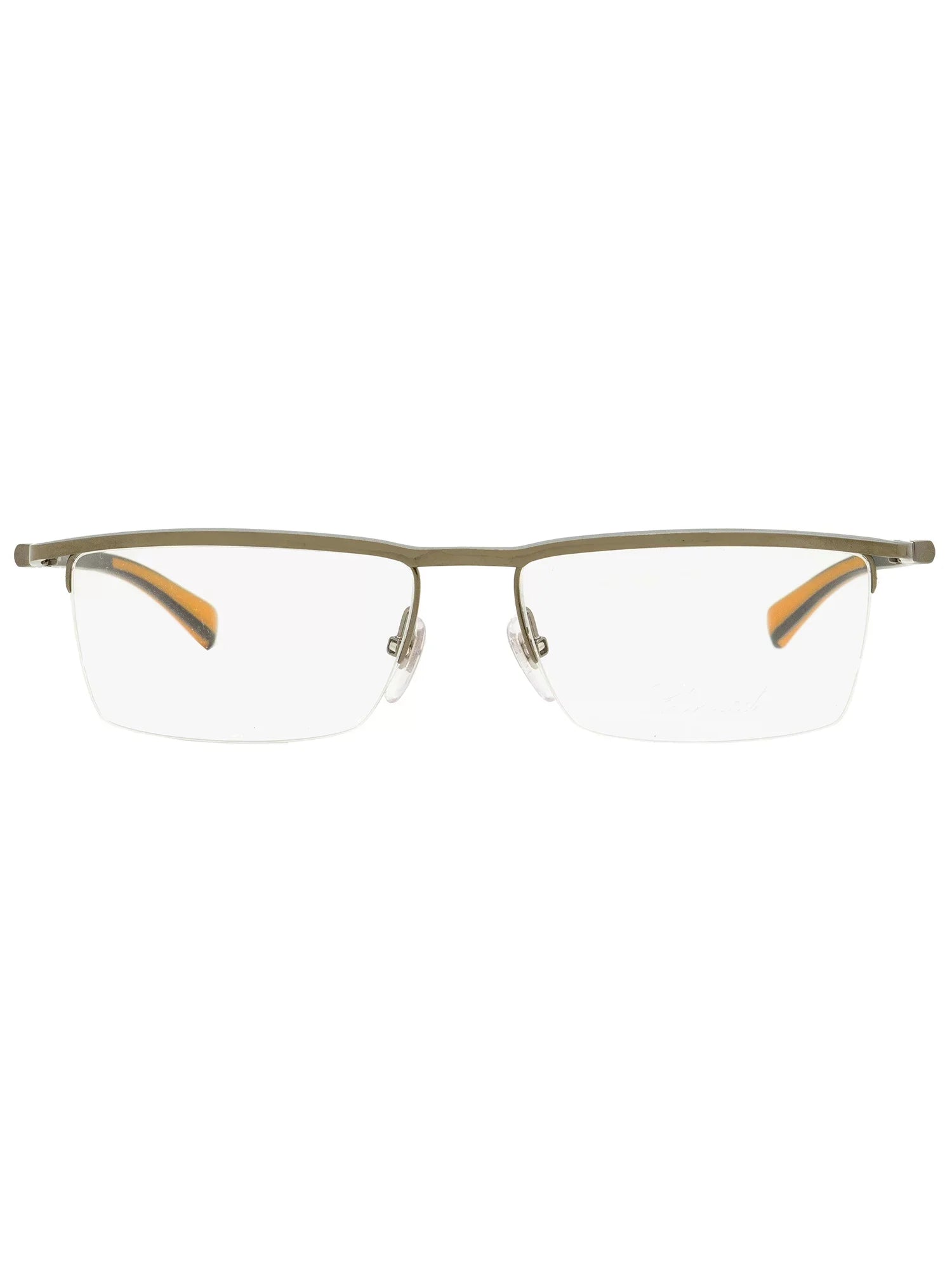 Chopard Men's Gunmetal Rectangular Eyeglass Frames VCHA06-509-56