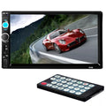 Polarlander Double Din Car Stereo Car Audio 7-inch HD Touch Screen Car radio Player Bluetooth with Multimedia SD USB FM AUX MP5/4/3 Mirror Link Function