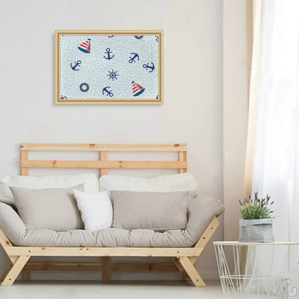 Wellsay Nautical Sailboat Anchor Steering Wheel and Lifebuoy Marine Sea Theme Decoration Jigsaw Puzzles 500 Pieces Puzzle for Adults Kids DIY Gift