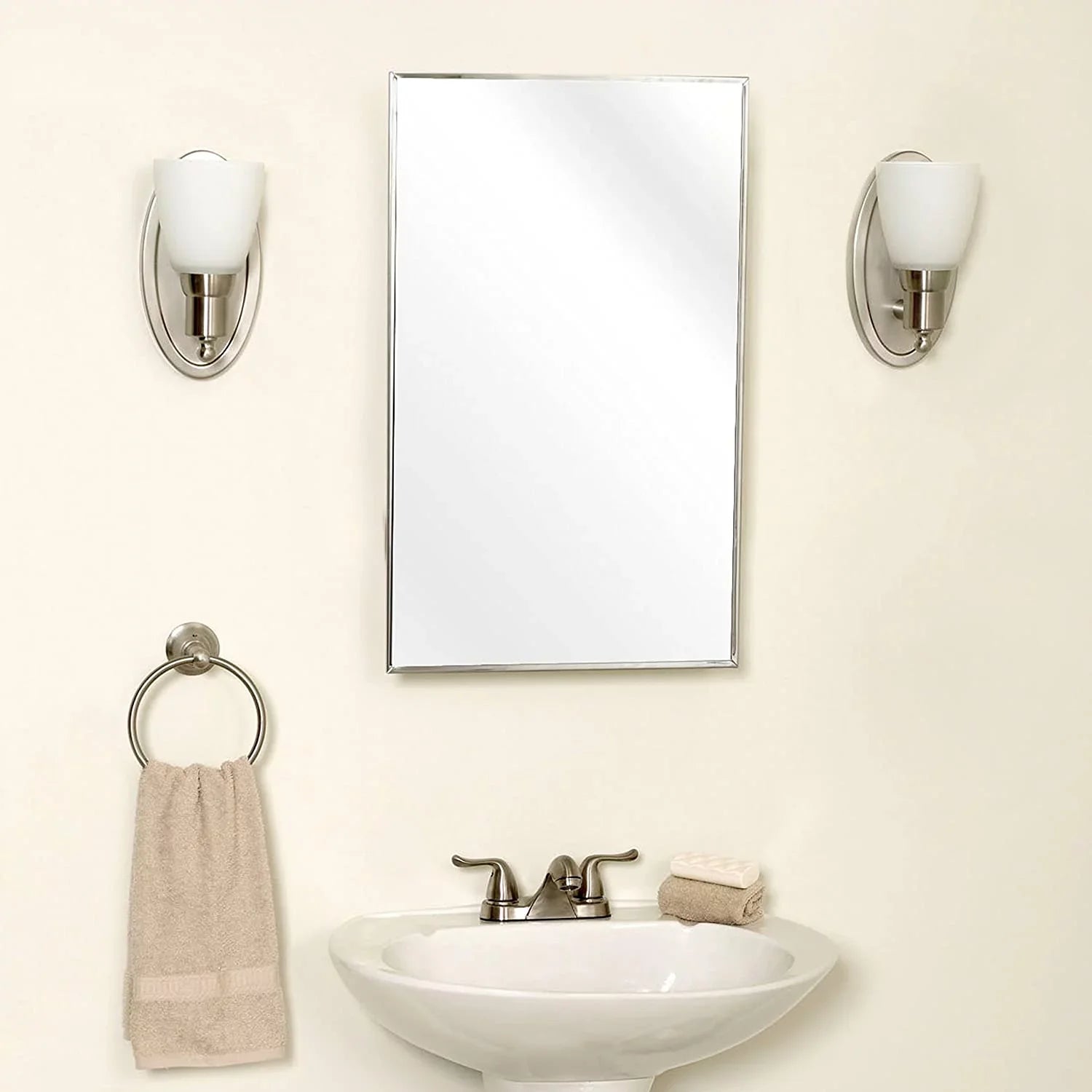 Zenith 105 Stainless Steel Frame Medicine Cabinet