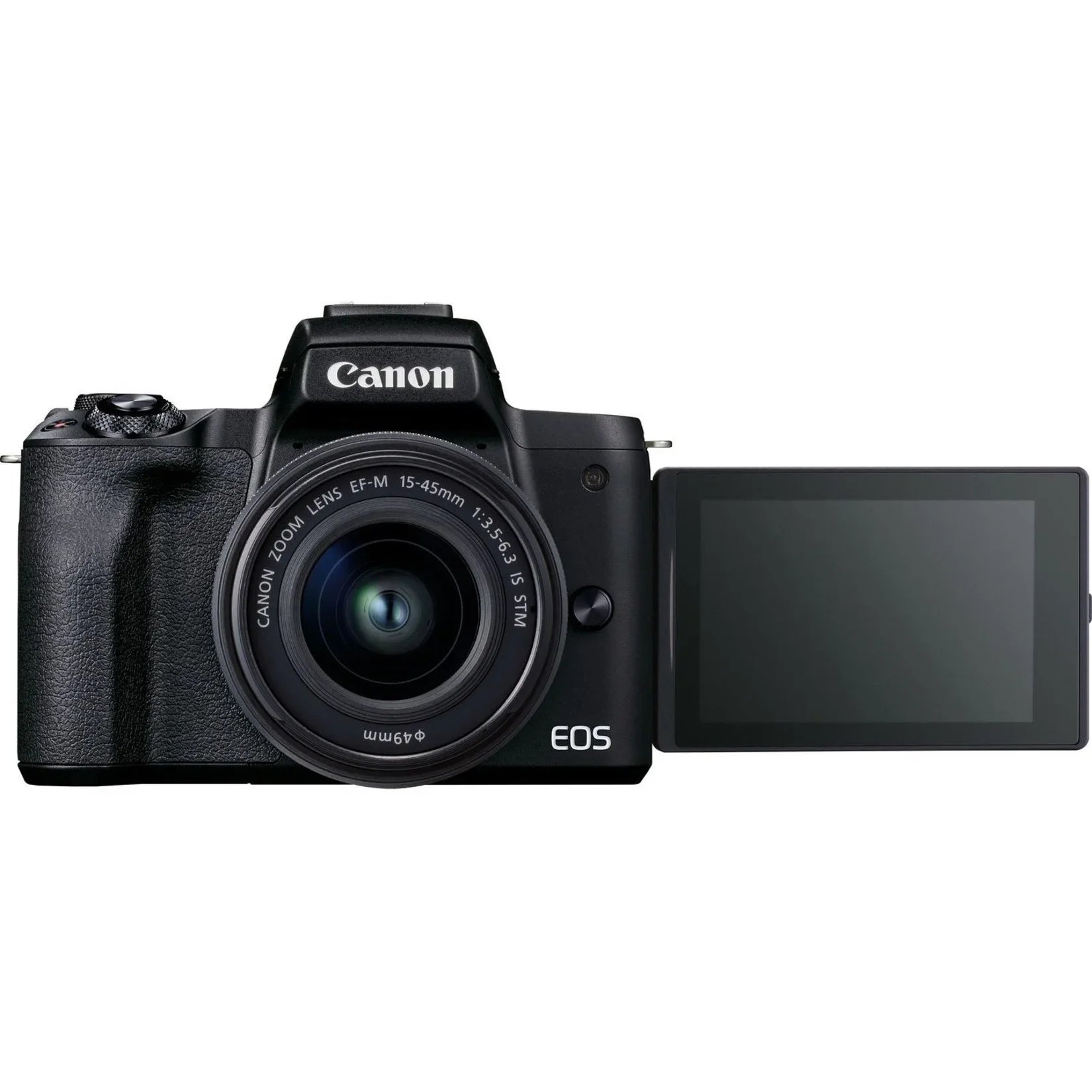 Canon EOS M50 Mark II 24.1 Megapixel Mirrorless Camera with Lens, 0.59", 1.77", Black