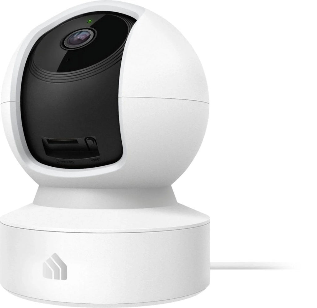 Open Box TP-Link Kasa Spot Pan Tilt Indoor 1080p Wi-Fi Wireless Camera KC115 -Black/White