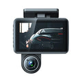 Pinnaco Dash Cam 3 Cameras Car Rearview Mirror Camcorder Wide Angle Recorder Safety Driving