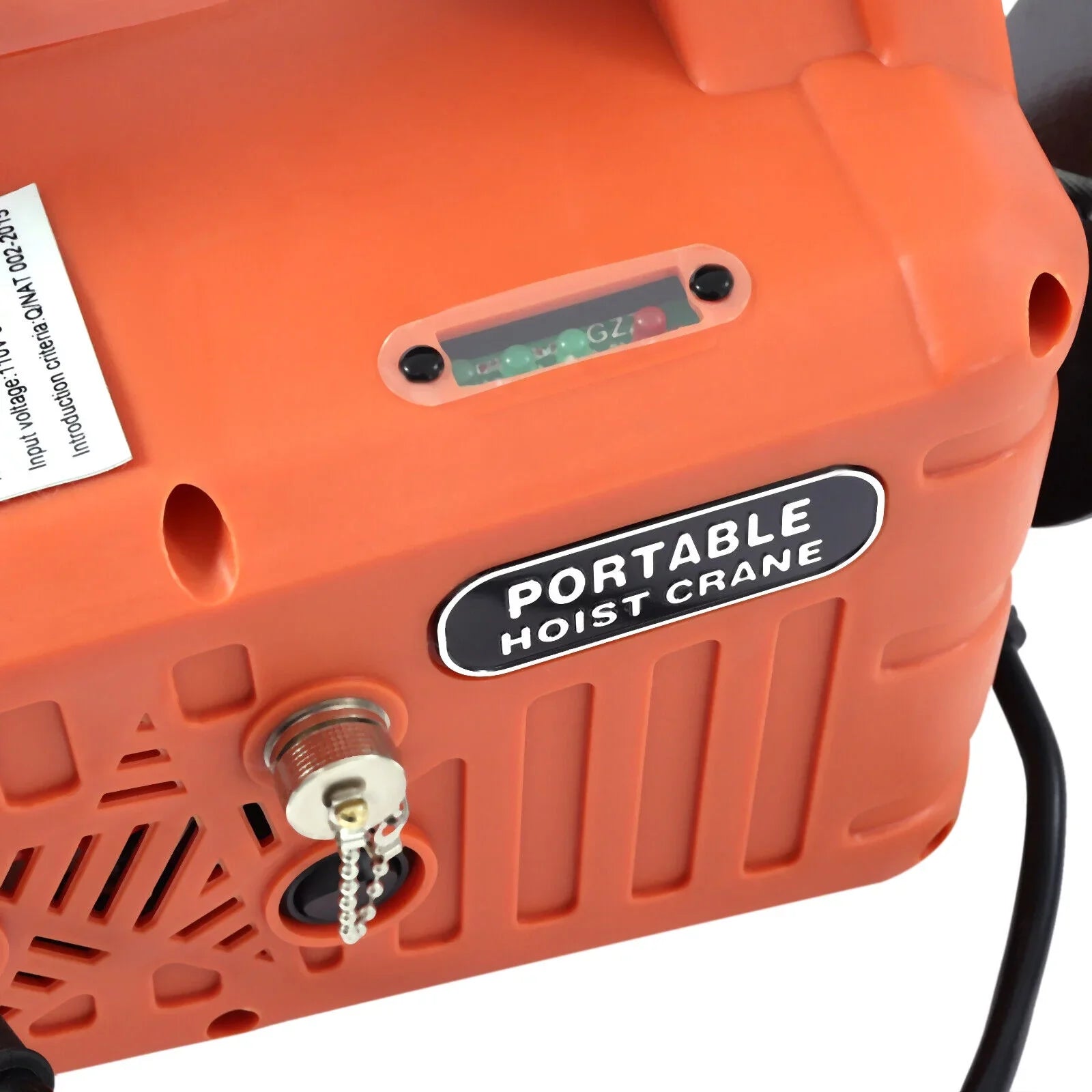 ZhdnBhnos 110V 3-in-1 Electric Hoist Winch Heavy Duty Portable Crane Lift w/ Wireless Remote Control 200KG/440LBS 62ft