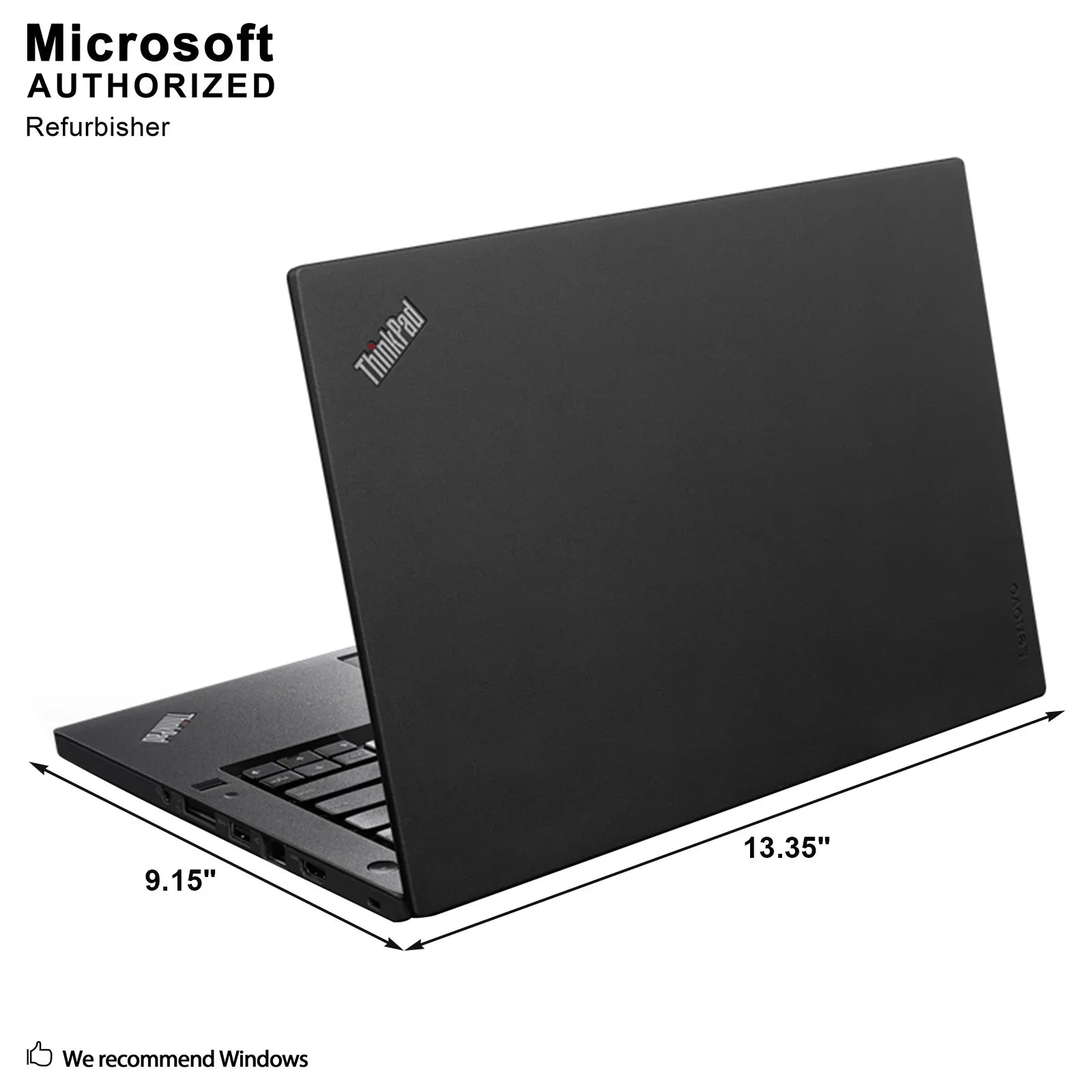 Used Grade A Lenovo ThinkPad T460 14" Laptop, Intel Core I5-6300U up to 3.0G, 8G DDR3L, 500G, miniDP, HDMI, USB 3.0, W10P64-Multi Languages Support (EN/ES/FR)