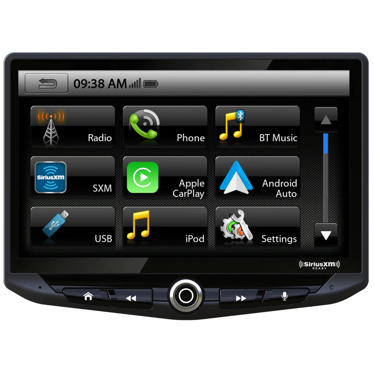Stinger Heigh10 10" In-dash Infotainment System with SR-JK11H 2011-2018 Wrangler JK Flush-Mount Dash Kit