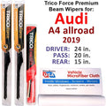 2019 Audi A4 allroad Performance Beam Wipers (Set of 3) w/Rear Wiper