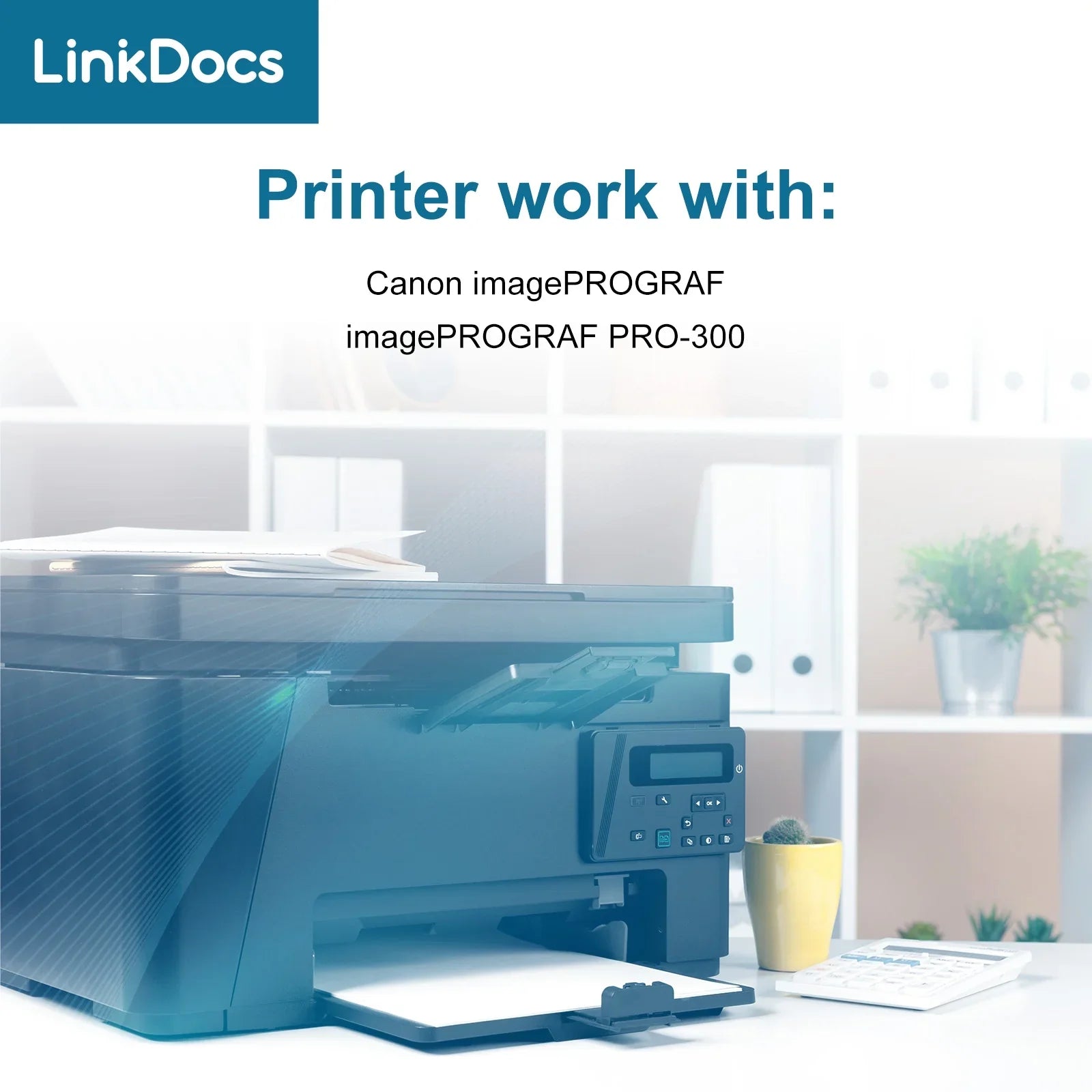 LinkDocs Compatible PFI120 PFI-120 Matte Black Ink Cartridges Replacement for Canon PFI120 PFI-120 PFI-120MBK Work for Canon ImagePROGRAF IPF TM-200 TM-205 TM-300 TM-305 and GP-200 GP-300 Printer