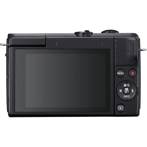 Canon EOS M200 Mirrorless Digital Camera with 15-45mm Lens (Black) - Essential 64GB Bundle