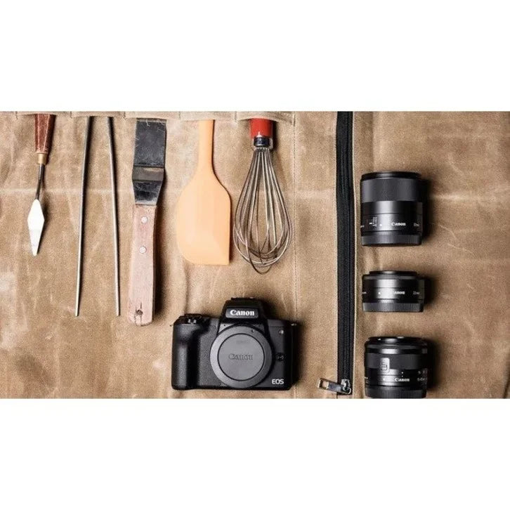 Canon EOS M50 Mark II 24.1 Megapixel Mirrorless Camera with Lens, 0.59", 1.77", Black
