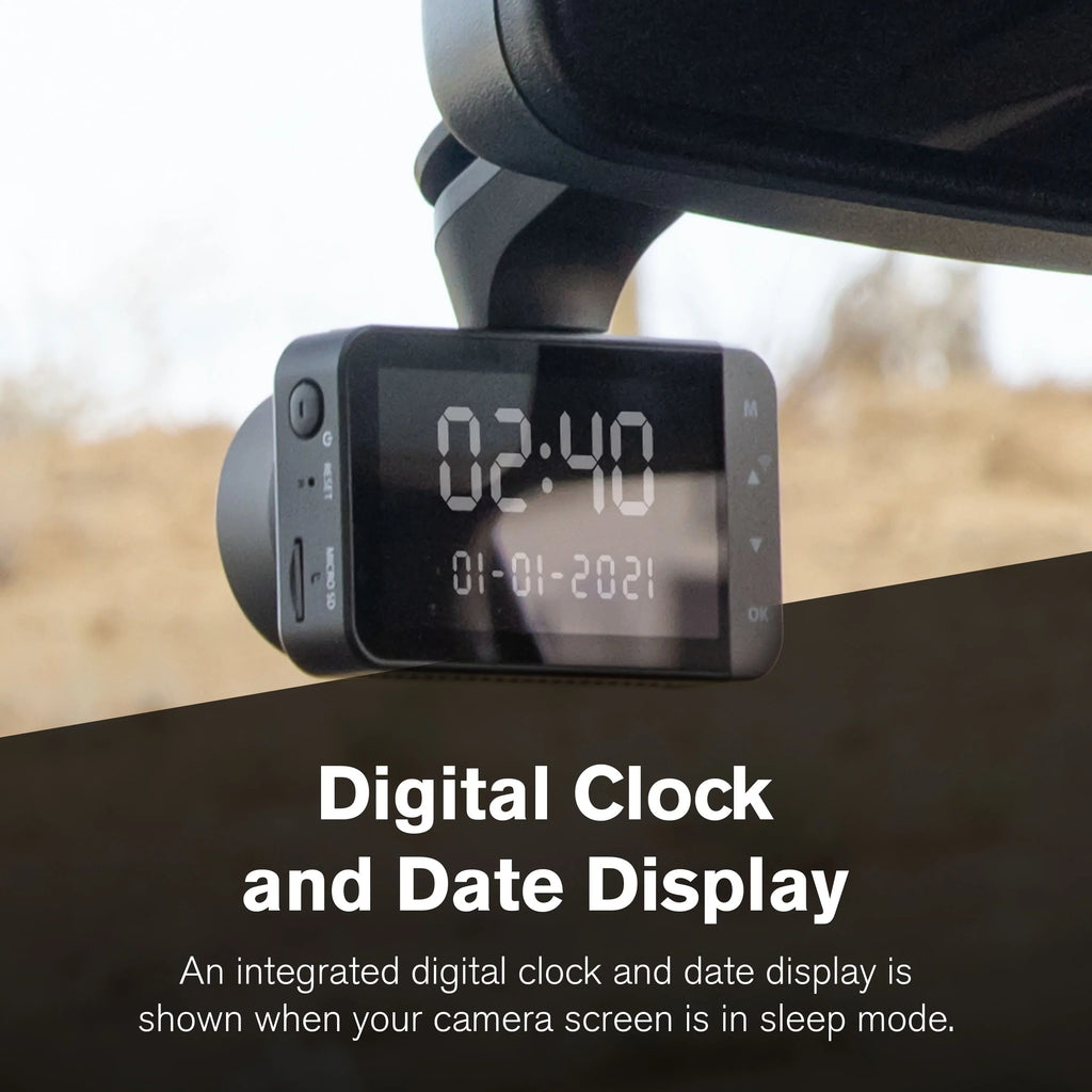 Yada 4K Roadcam Pro GPS with App, 150 Degree Wide Angle Lense, 3" LCD Screen, UHD Resolution High Dynamic Range for Day/Night. G-Sensor Technology with Park and Record Mode