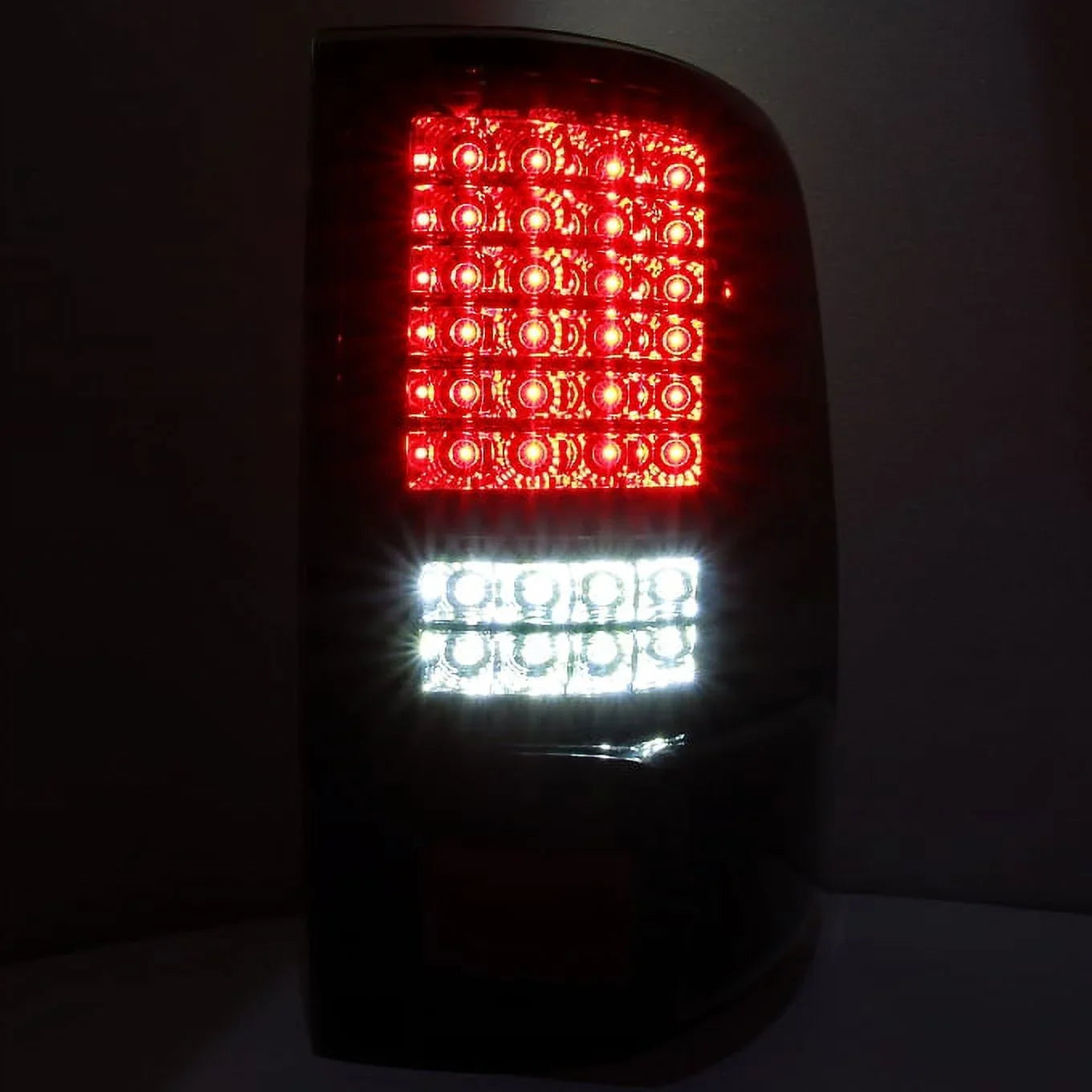 For 04-08 F150 Black Smoke Halo Projector LED Headlights + Full LED Taillights Fits select: 2004-2008 FORD F150