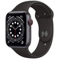 Pre-Owned Apple Watch Series 6 44mm GPS - Space Gray Aluminum Case - Black Sport Band (2020) - Fair