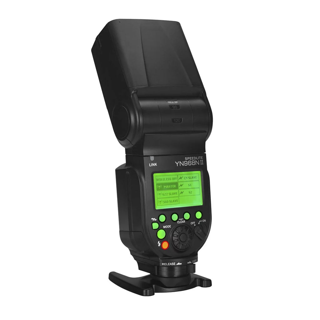 YONGNUO YN968N II Wireless TTL Speedlite Flash with Built-in 5600K LED Light - 1/8000s HSS for Nikon DSLR Cameras, Compatible with YN622N YN560 Wireless System