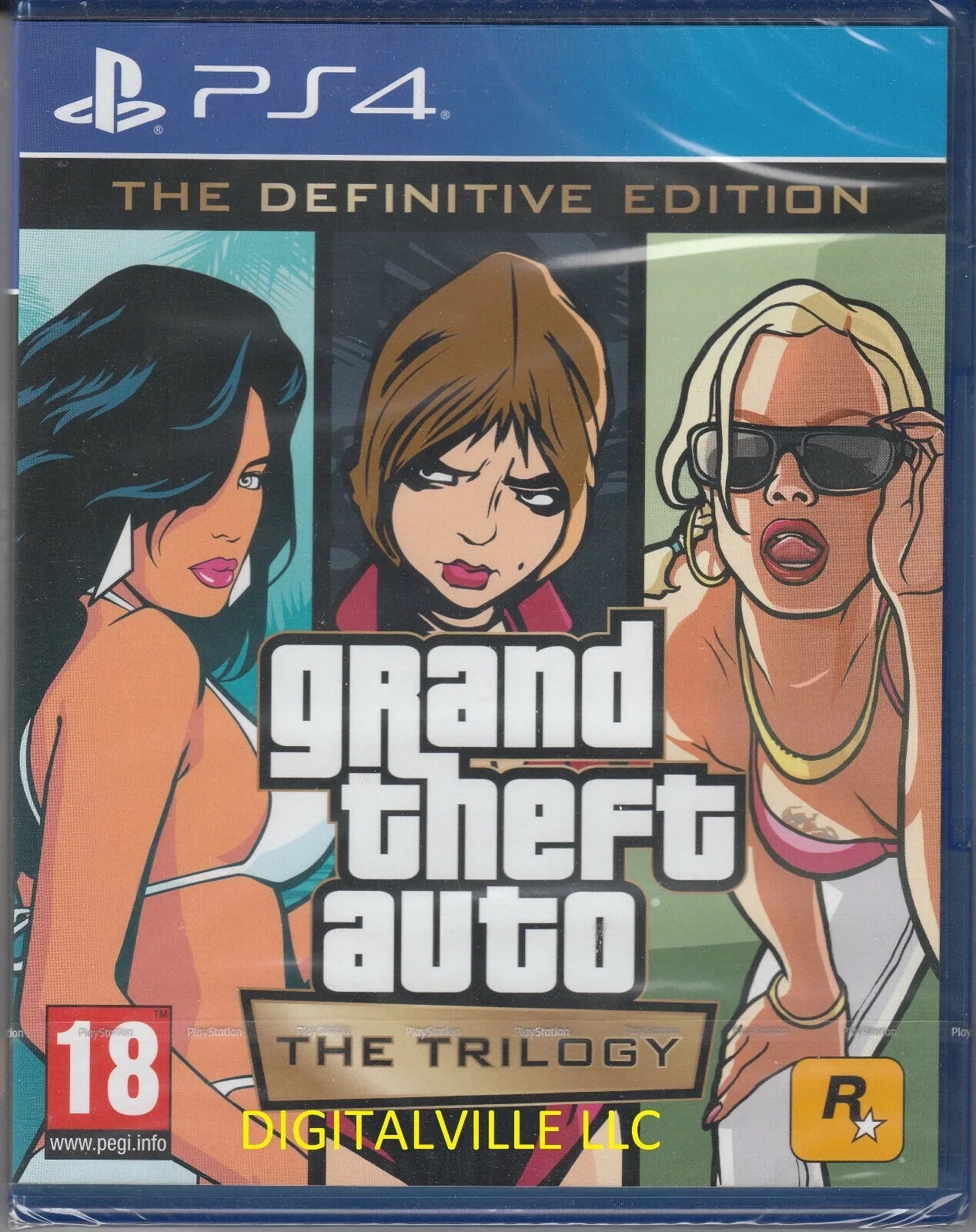 Brand New Sealed Grand Theft Auto Trilogy PS4 Definitive GTA