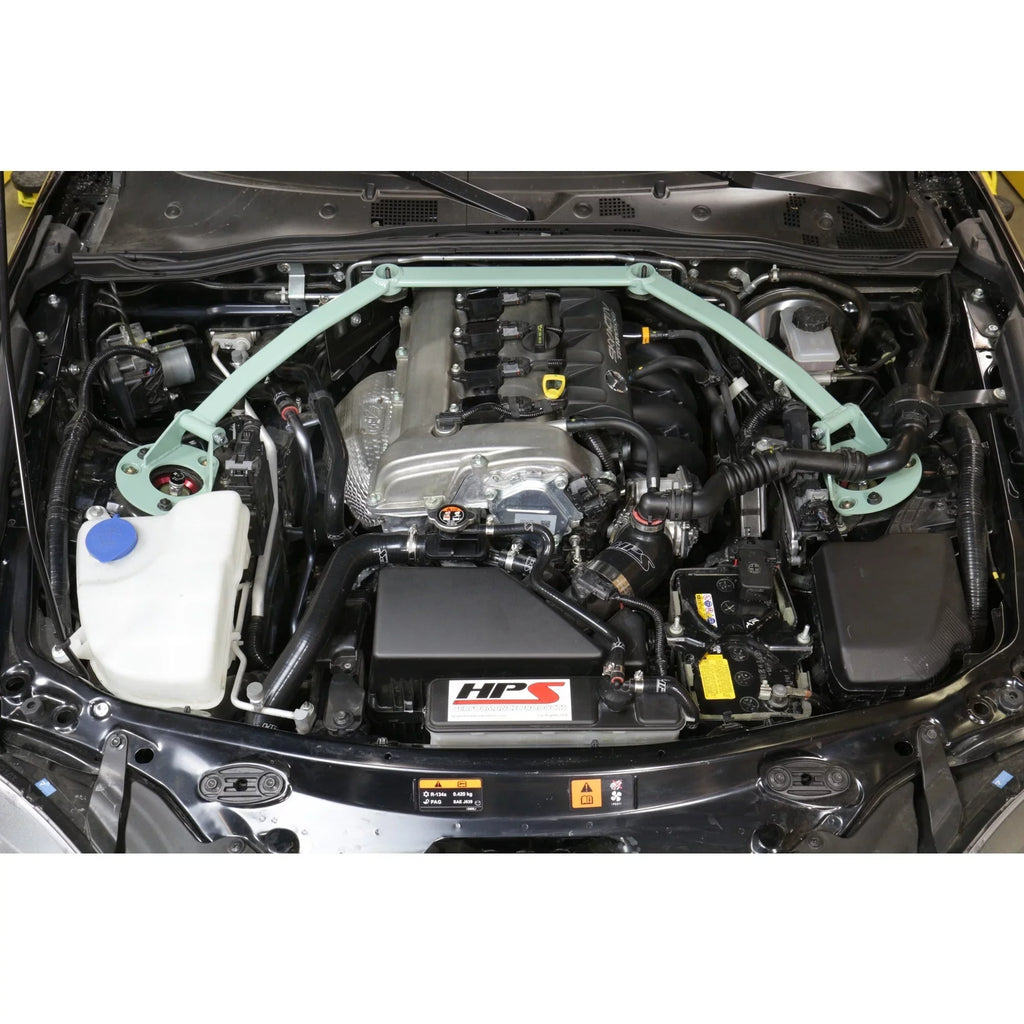HPS Black Reinforced Silicone Post MAF Air Intake Hose Kit Compatible for Mazda 16-17 Miata 2.0L, 57-1544-BLK Fits select: 2016-2017 MAZDA MX-5 MIATA