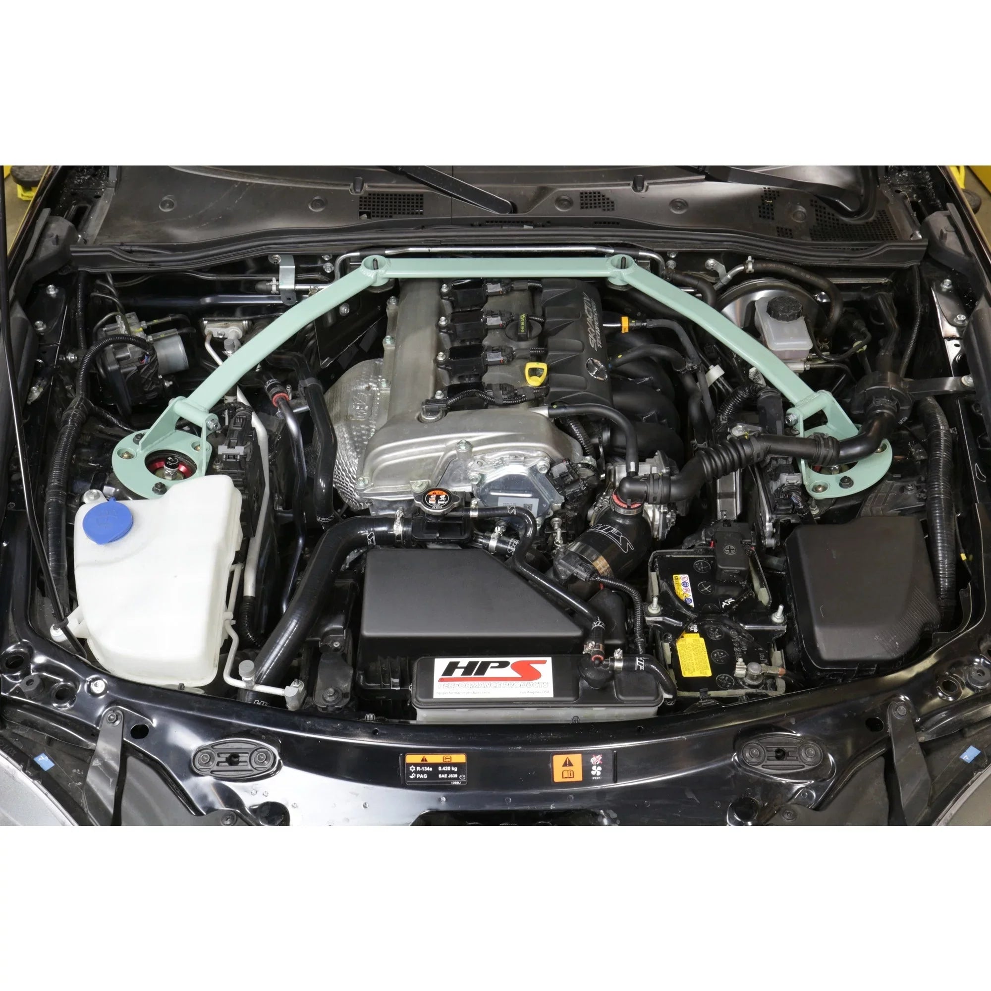 HPS Black Reinforced Silicone Post MAF Air Intake Hose Kit Compatible for Mazda 16-17 Miata 2.0L, 57-1544-BLK Fits select: 2016-2017 MAZDA MX-5 MIATA