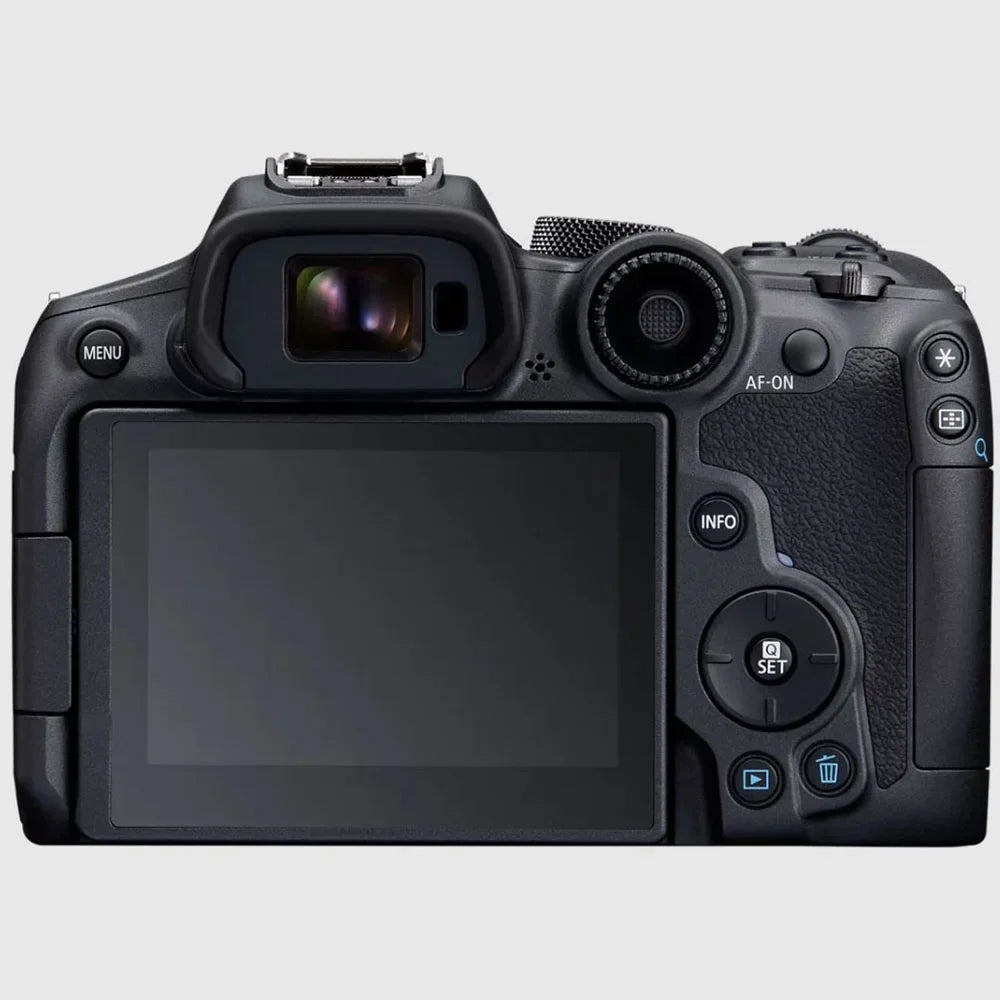 Canon EOS R7 Mirrorless Camera Content Creator Kit Including Body + 18-45mm IS STM Lens + Microphone + 2 Battery 5137C055 Bundle with Deco Gear Photography Bag + Monopod + Software & Accessories