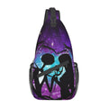 The Nightmare Before Christmas Chest Bags Crossbody Sling Backpack Unisex Travel Hiking Daypack Shoulder Bag Gifts For Women Men