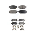 Front Rear Semi-Metallic Brake Pads Kit For 2016-2018 Mazda CX-3 KPF-100267