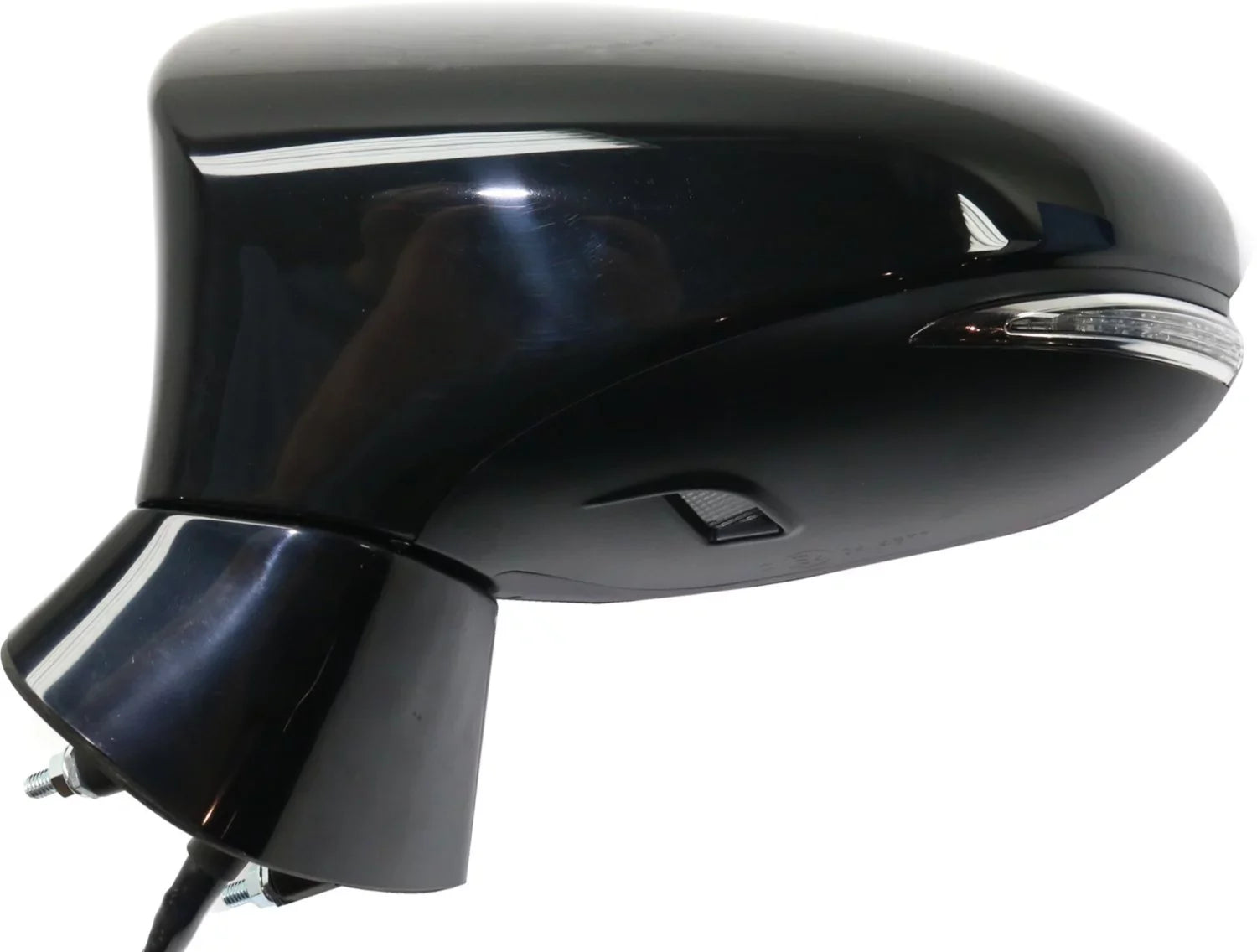 Mirror Compatible With 2014-2018 Lexus GS350 2016 GS200t Left Driver Side Heated w/ Blind Spot Detection in Glass In-housing Signal Light Paintable Kool-Vue