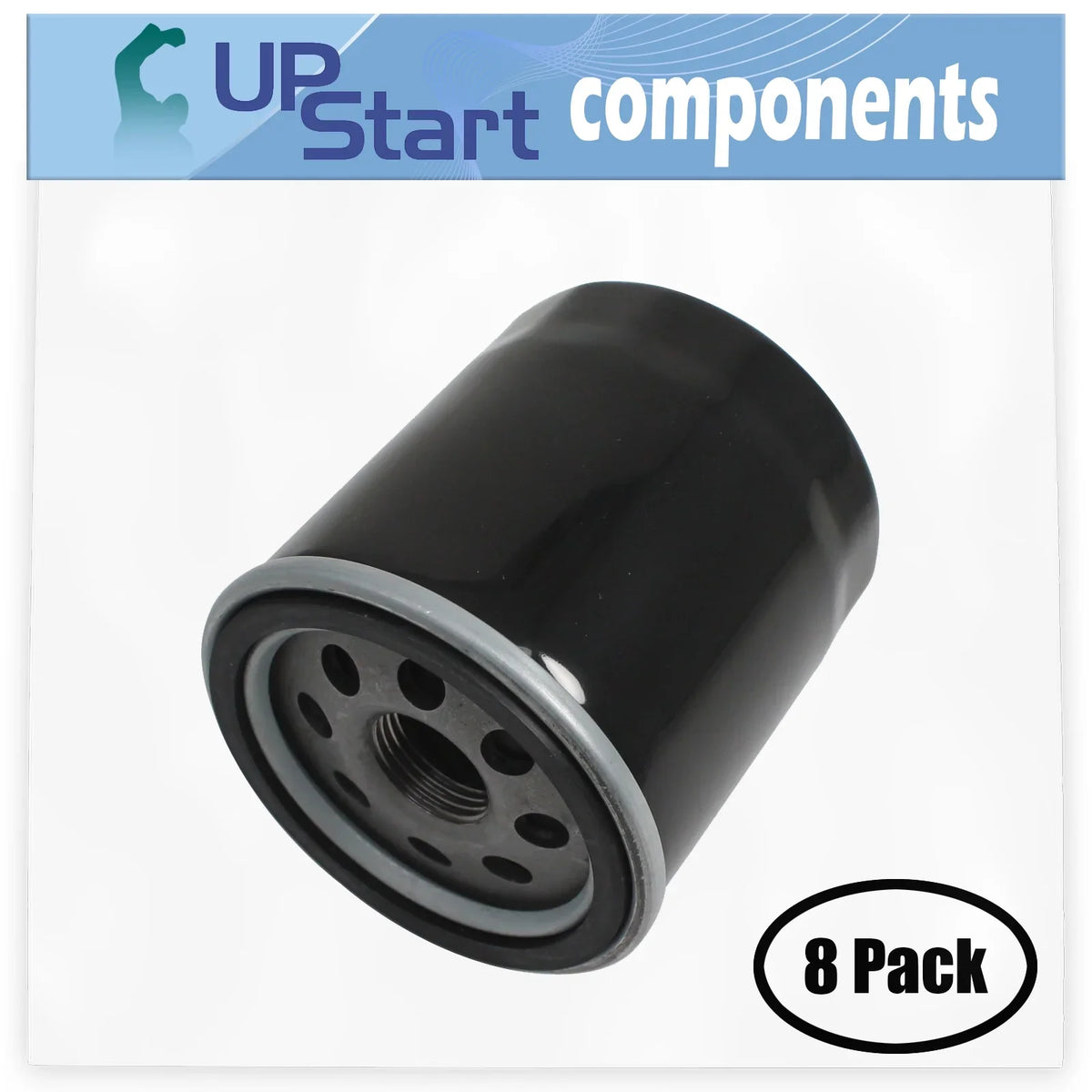8-Pack AM107423 Oil Filter Replacement for Kawasaki FH381V CS02 4 Stroke Engine - Compatible with 49065-2071 49065-7010 Oil Filter