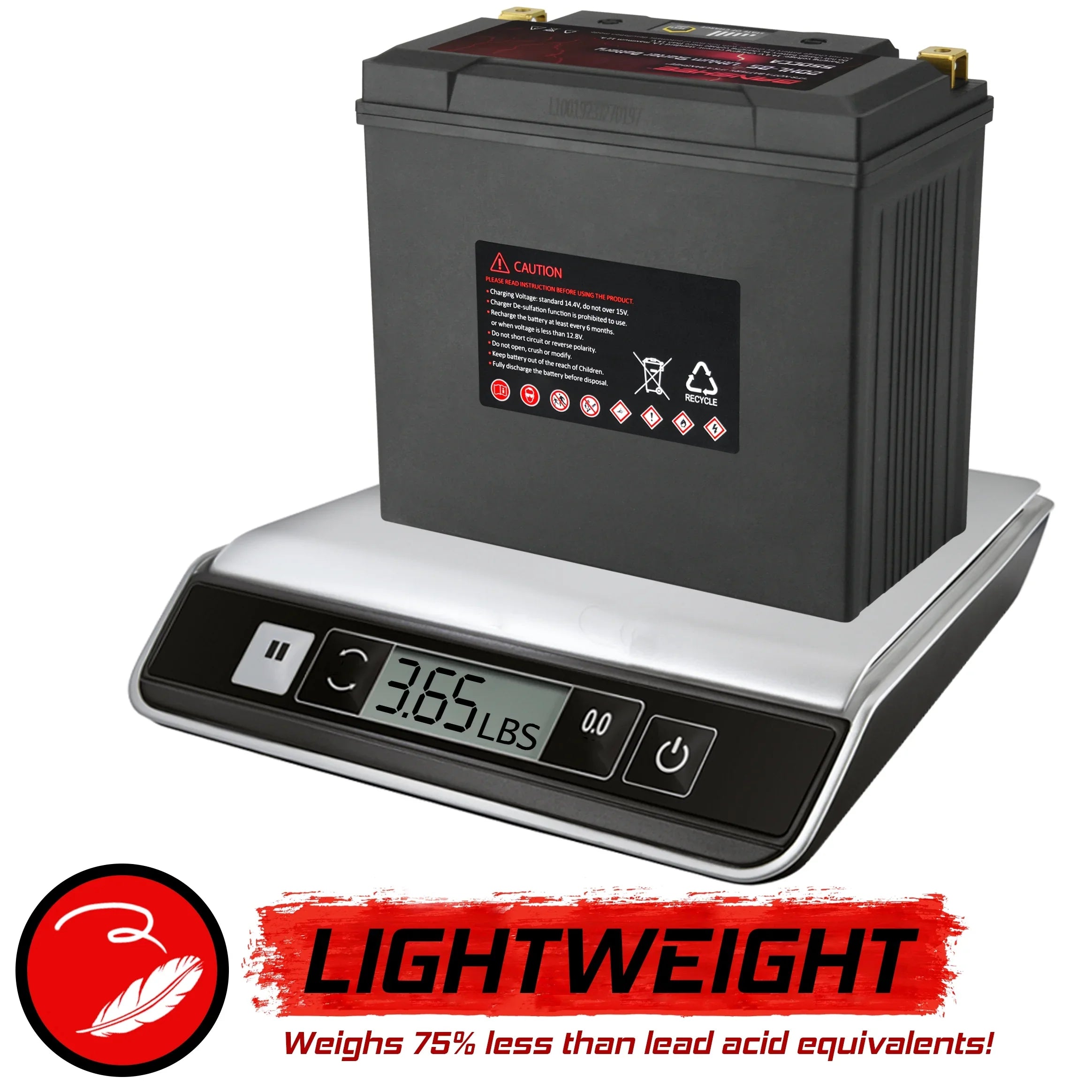 Banshee YTX20L-BS LiFePO4 Motorsports Battery Compatible with Victory V92TC Touring Cruiser Deluxe 2002 to 2002