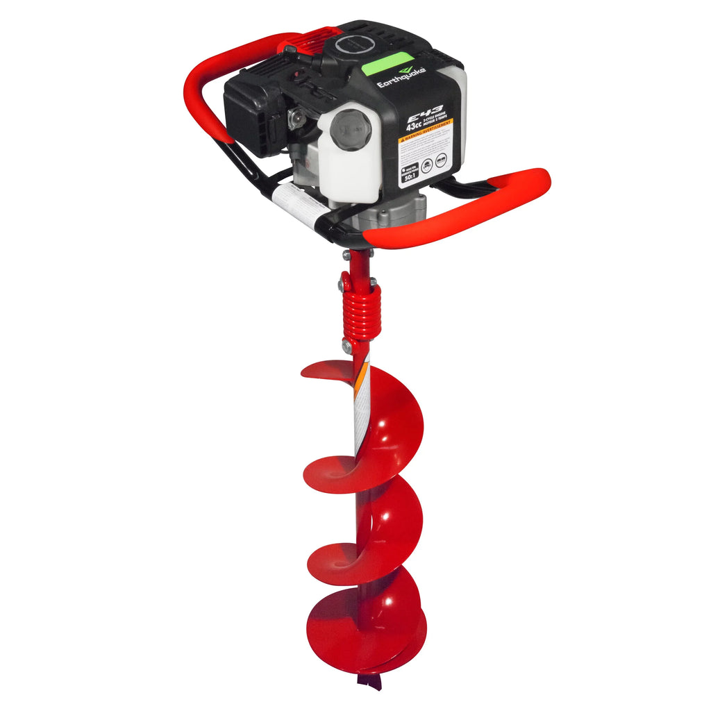 Earthquake E43™ 1-Person Earth Auger Powerhead With 8 Inch Auger Bit, 43cc 2-Cycle Viper Engine, 35064