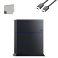 Sony PlayStation 4 500GB Only Black Gaming Console with HDMI Cable BOLT AXTION Bundle Used