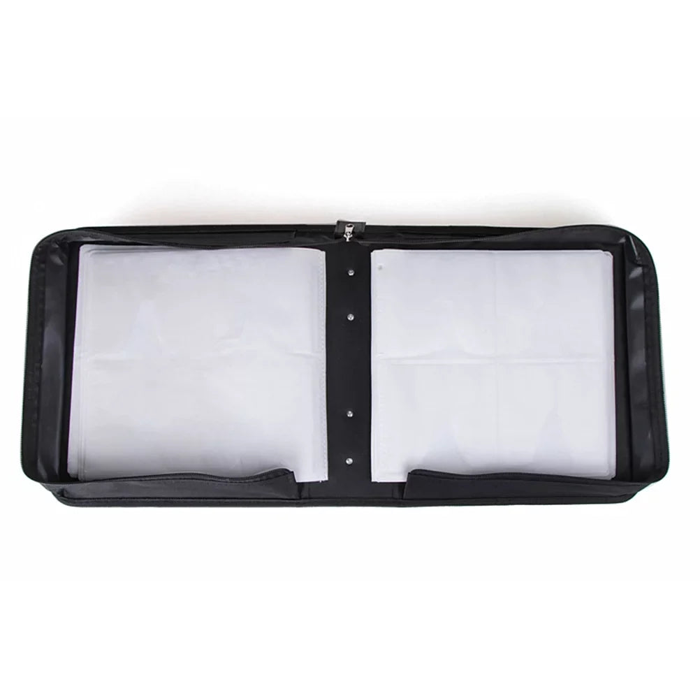 NUOLUX Case Cd Disc Cases Pack Organizer Binder 100 Wallet Portable Large 400 Storage Holder Carrying