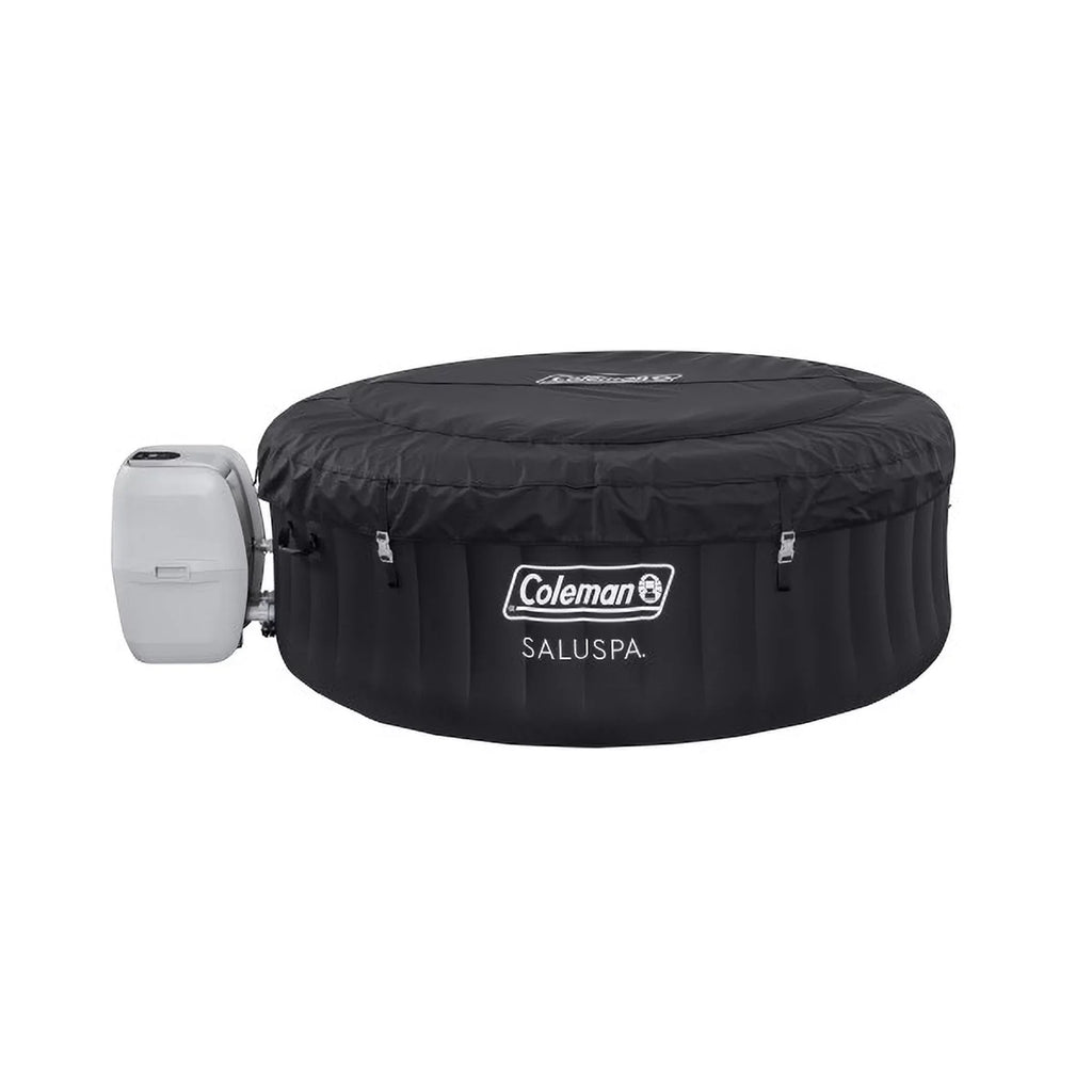 Coleman SaluSpa 4 Person Inflatable Hot Tub Spa with 12 Filter Cartridges