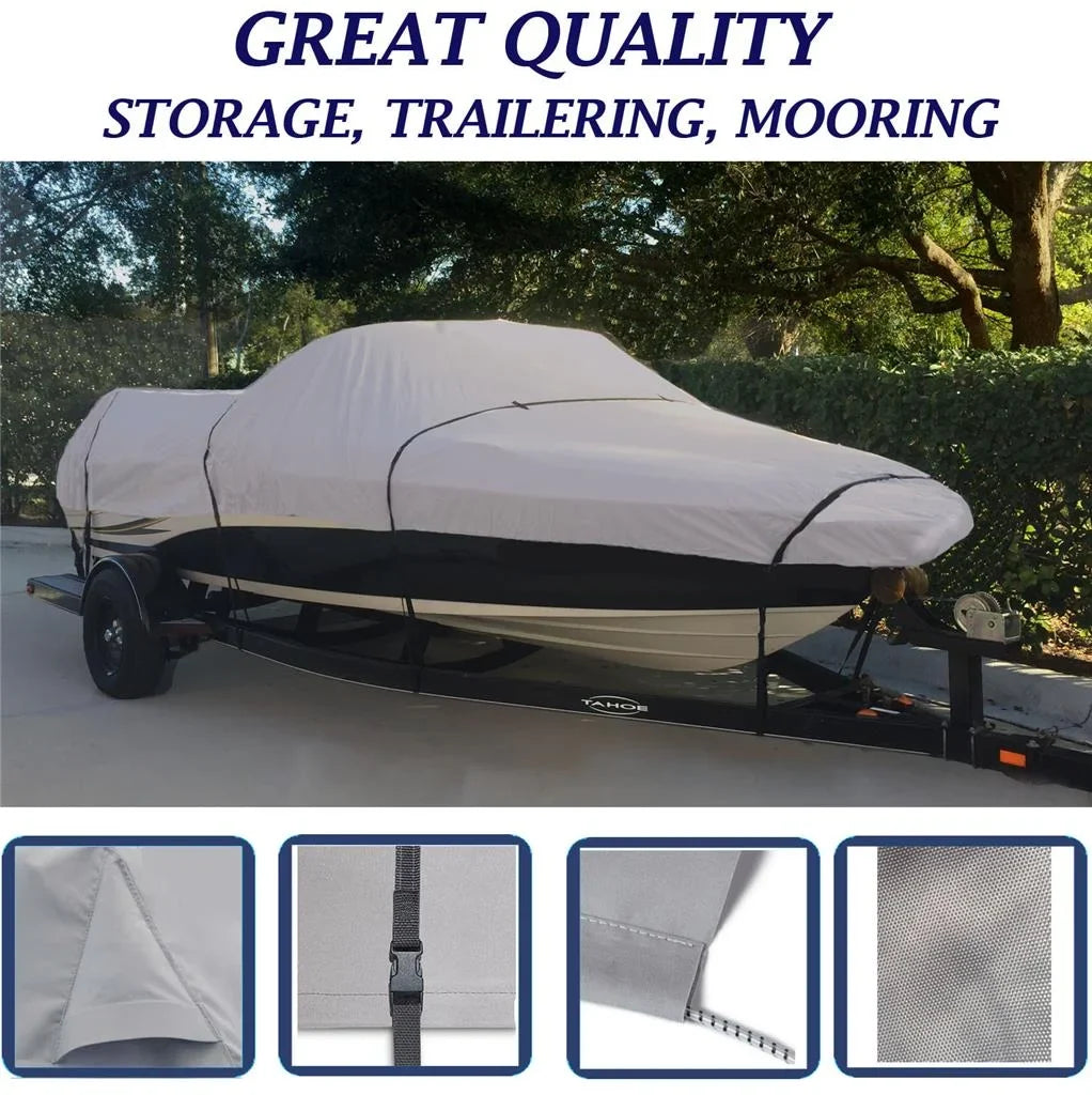 BOAT COVER Compatible for COBIA SAN MARINO 215 I/O 1994-1995 STORAGE, TRAVEL, LIFT