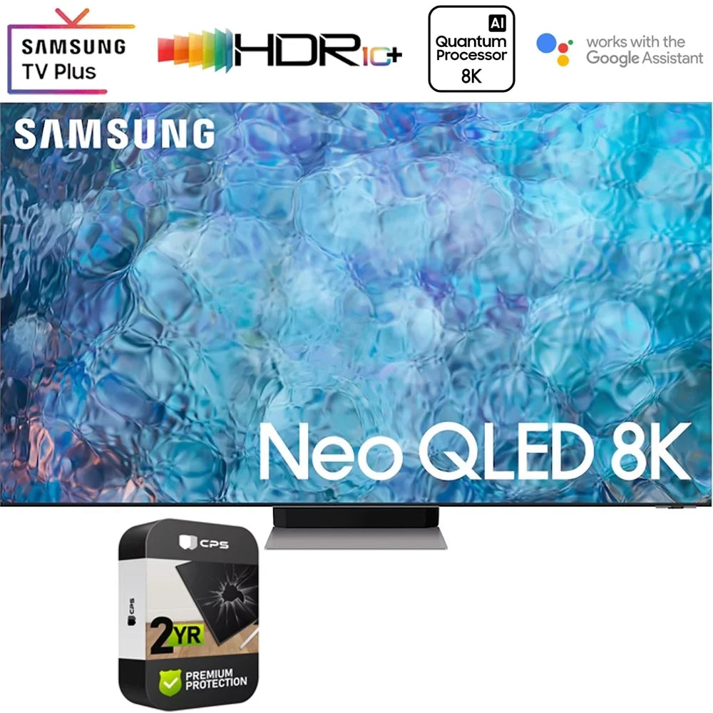 Restored Samsung QN75QN900A 75 Inch Neo QLED 8K Smart TV (2021) Bundle with 2 Year Premium Extended Protection Plan (Refurbished)