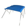 Gen3 Marine 4 Bow Pontoon Bimini Top 56” x 8’ x 91-96” - Pacific Blue