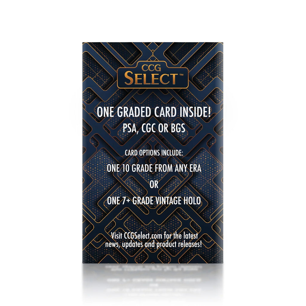 CCG Select | Hallowed Grails | 1x Guaranteed Graded Card | 7+ Vintage Holo or 10 Grade | PSA, CGC, BGS