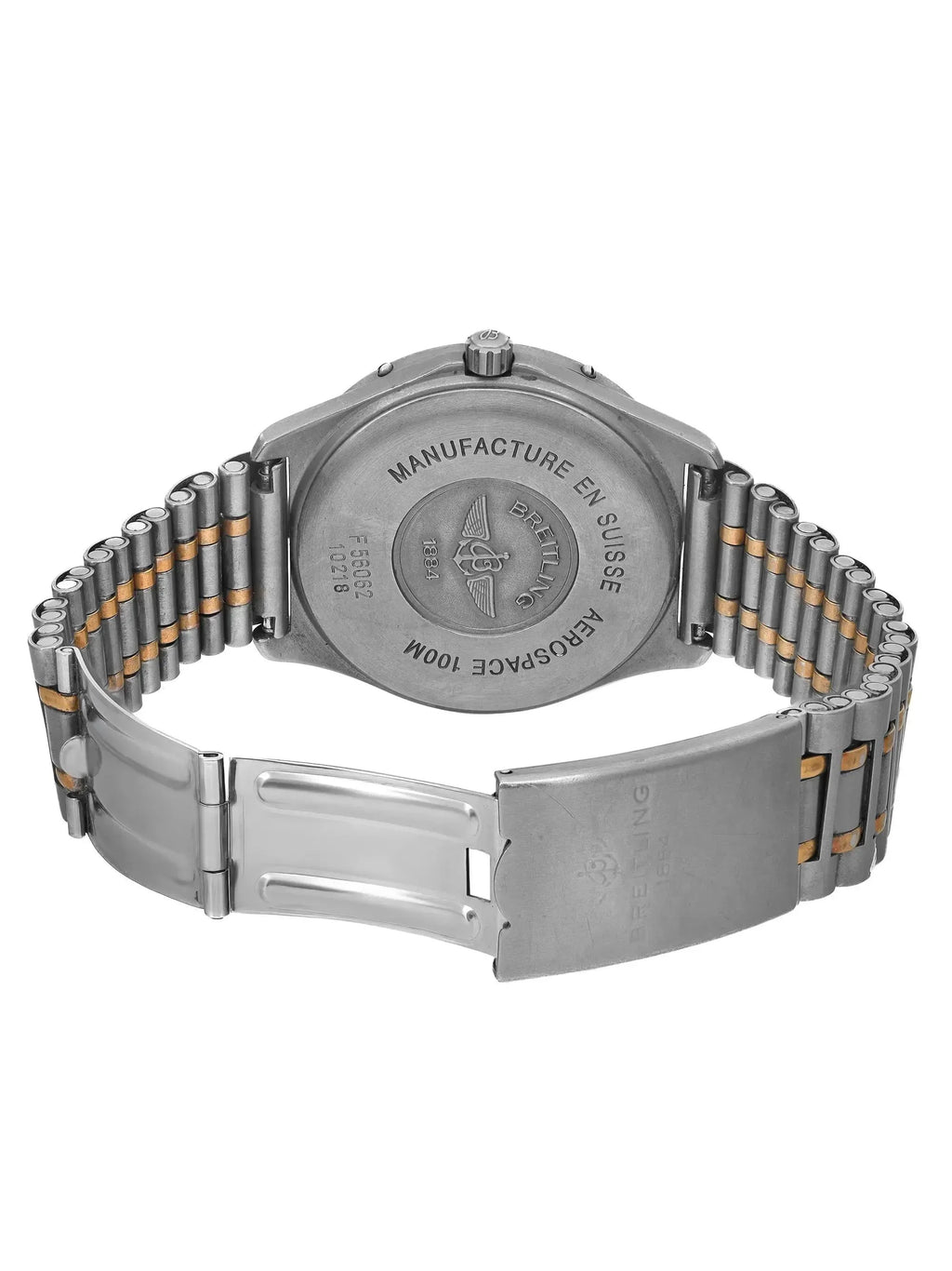 Pre-owned Breitling Aerospace 40mm Titanium Mens Watch F56062 (Good)