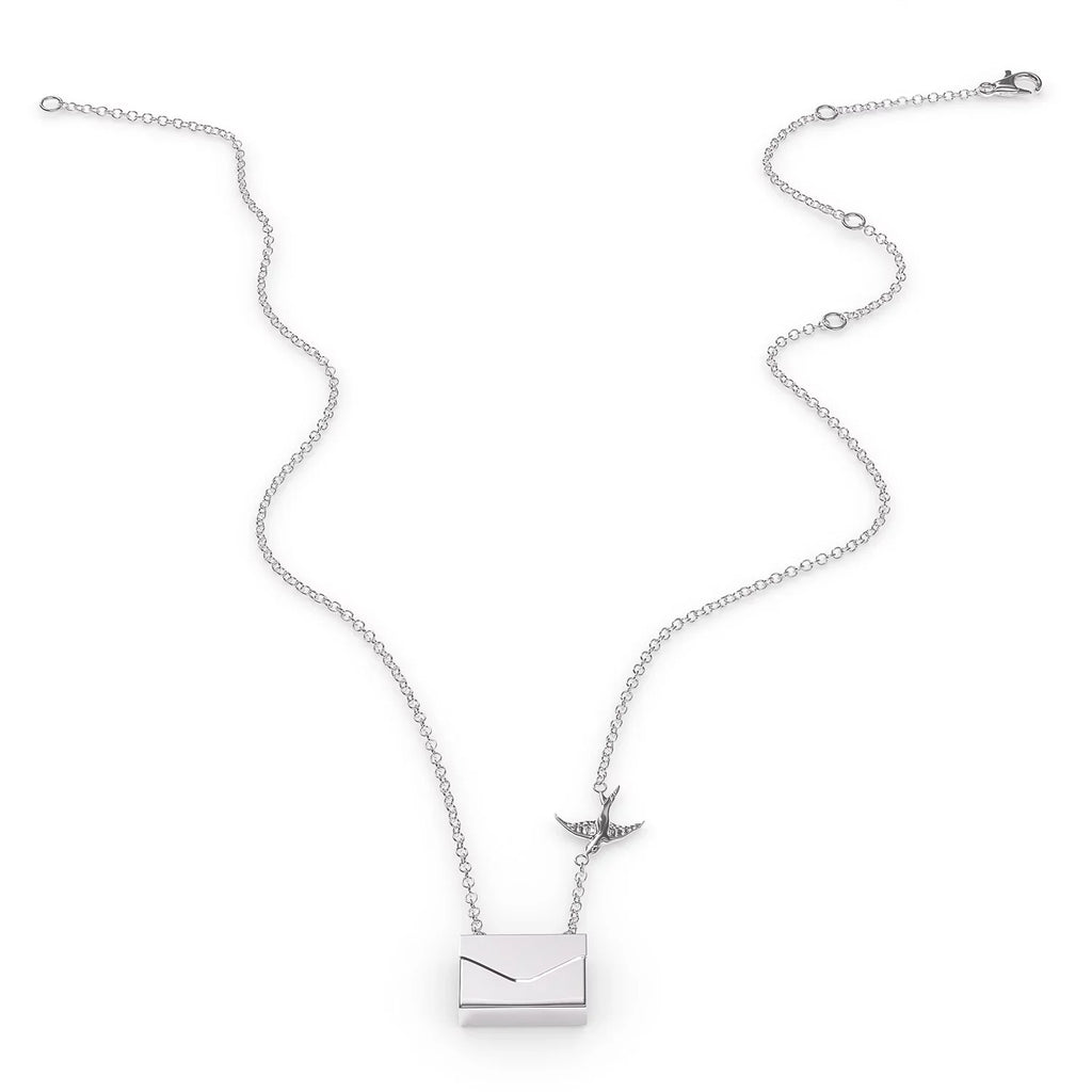 Locket Necklace Camelback Ski Resort - Pennsylvania Ski Resort in a silver Envelope Neonblond