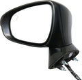 Mirror Compatible With 2014-2018 Lexus GS350 2016 GS200t Left Driver Side Heated w/ Blind Spot Detection in Glass In-housing Signal Light Paintable Kool-Vue