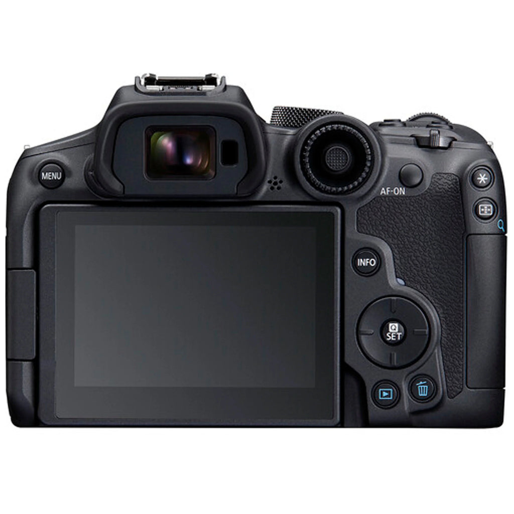 Canon EOS R7 Mirrorless Camera with RF-S 18-45mm f/4.5-6.3 IS STM Lens + Canon EF 75-300mm f/4-5.6 III Lens + 64GB Memory Card + Tripod + Case & More