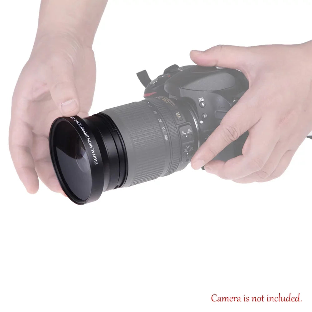 OWSOO 67mm Digital High Definition 0.43×SuPer Wide Angle Lens With Macro Japan Optics for Rebel T5i T4i T3i 18-135mm 17-85mm and Nikon 18-105 70-300VR