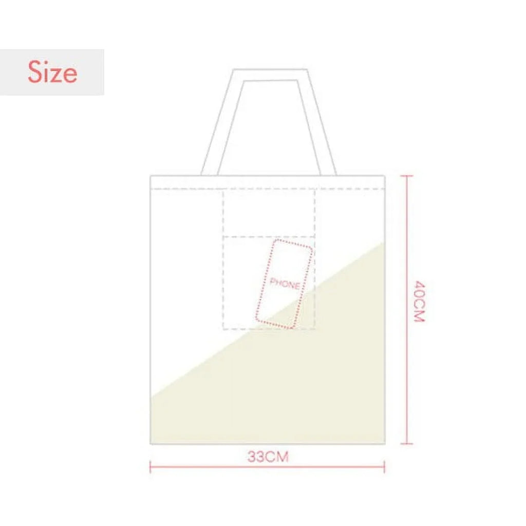 Laos Country Flag Name Tote Canvas Bag Shopping Satchel Casual Handbag