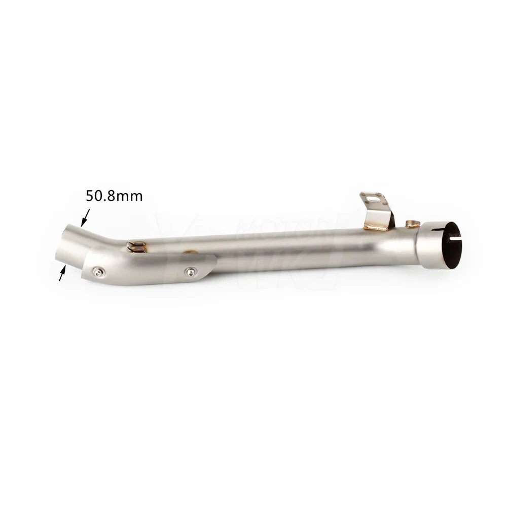 XLYWKJ For Suzuki GSXR1000  2007 2008 GSX-R1000 Motorcycle Exhaust Pipe Muffler Middle Link Pipe, 1-Set