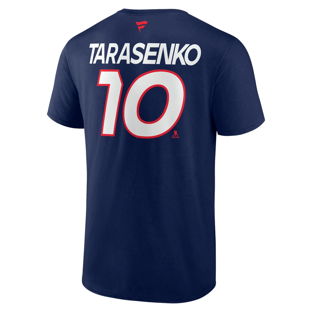 Men's Fanatics Branded Vladimir Tarasenko Navy Florida Panthers Authentic Pro Prime Name & Number T-Shirt