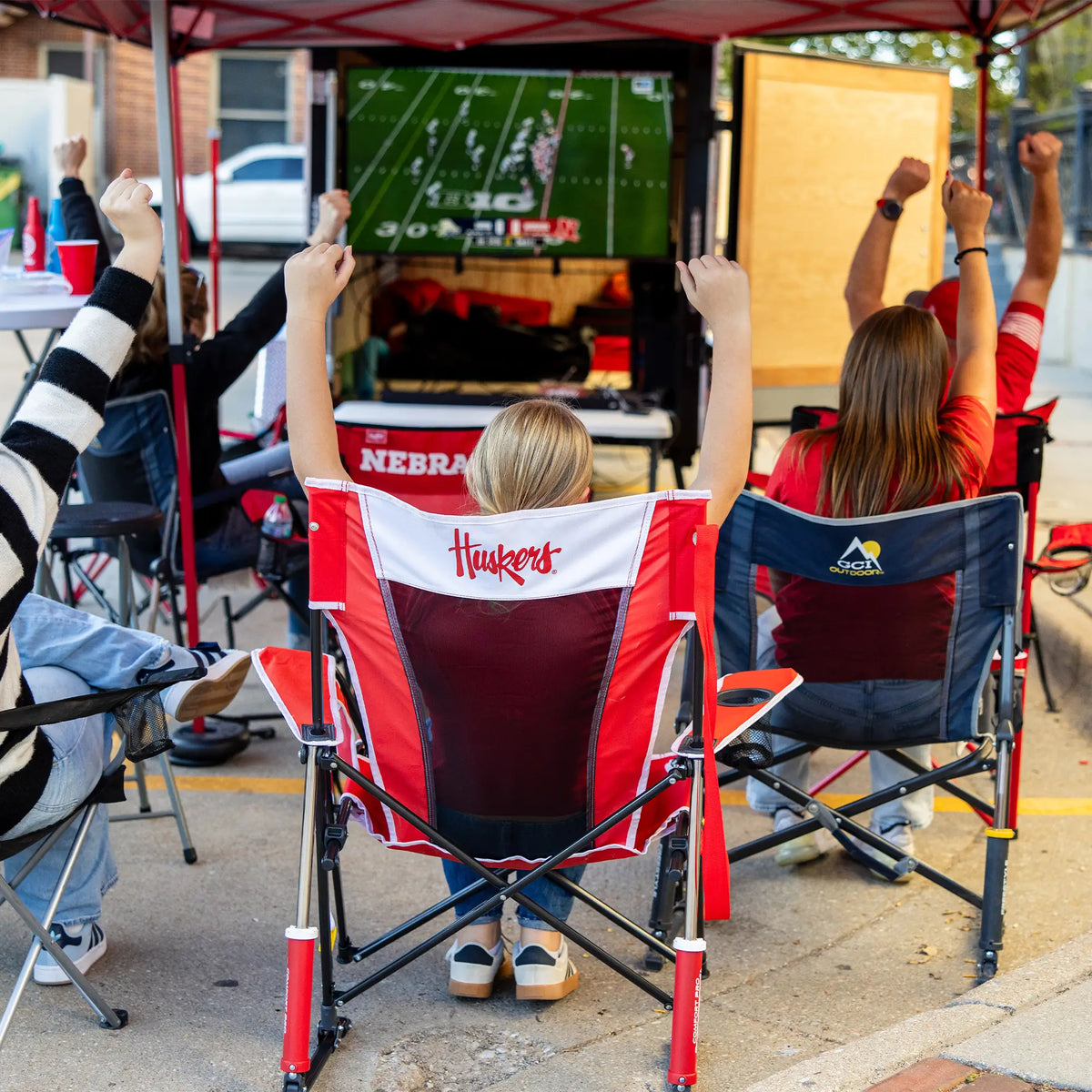 College Comfort Pro Rocker™ - Nebraska Cornhuskers | Choice MI93
